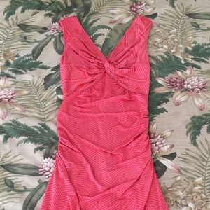 Tracy Reese Ruched Geometric Print Dress